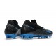 Crampon Nike Phantom Vision 2 Elite DF FG -Noir Bleu Laser Anthracite