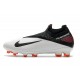 Crampon 2020 Nike Phantom Vision 2 Elite DF FG -Blanc Noir Cramoisi