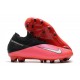 Crampon 2020 Nike Phantom Vision 2 Elite DF FG -Cramoisi Argent Noir