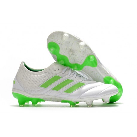 Nouveau Crampons Foot - Adidas Copa 19.1 FG Blanc Vert