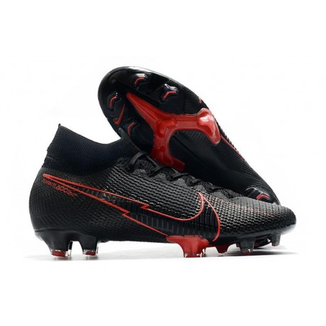 Nike Mercurial Superfly VII Elite DF FG - Noir Rouge