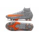 Nike Mercurial Superfly VII Elite DF CR7 FG - Blanc Noir Orange