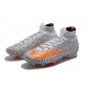 Nike Mercurial Superfly VII Elite DF CR7 FG - Blanc Noir Orange