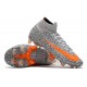 Nike Mercurial Superfly VII Elite DF CR7 FG - Blanc Noir Orange