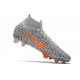 Nike Mercurial Superfly VII Elite DF CR7 FG - Blanc Noir Orange