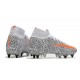 Nike Mercurial Superfly 7 Elite SG-Pro AC CR7 Safari-Blanc Orange Noir