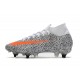 Nike Mercurial Superfly 7 Elite SG-Pro AC CR7 Safari-Blanc Orange Noir