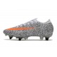 Nike Mercurial Vapor 13 Elite SG AC CR7 Safari-Blanc Orange Noir