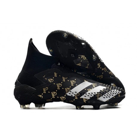 Paul Pogba adidas Crampons Predator Mutator 20+ FG -Noir Gris