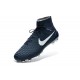 2014 Chaussure de Football Nike Magista Obra FG Bleu Marine Blanc