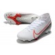 Nike Mercurial Superfly VII Elite DF FG -Blanc Cramoisi Noir