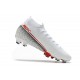 Nike Mercurial Superfly VII Elite DF FG -Blanc Cramoisi Noir