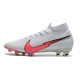 Nike Mercurial Superfly VII Elite DF FG -Blanc Cramoisi Bleu