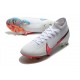 Nike Mercurial Superfly VII Elite DF FG -Blanc Cramoisi Bleu