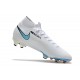 Nike Mercurial Superfly VII Elite DF FG -Blanc Cramoisi Bleu