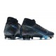 Nike Mercurial Superfly VII Elite DF FG -Wavelength Noir Bleu