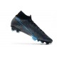 Nike Mercurial Superfly VII Elite DF FG -Wavelength Noir Bleu