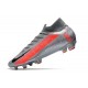 Nike Mercurial Superfly VII Elite DF FG -Gris Noir Rouge