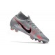 Nike Mercurial Superfly VII Elite DF FG -Gris Noir Rouge