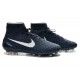 2014 Chaussure de Football Nike Magista Obra FG Bleu Marine Blanc