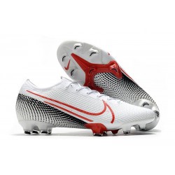 Nike Chaussure Mercurial Vapor 13 Elite FG LAB2 -Blanc Cramoisi Noir