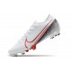 Nike Chaussure Mercurial Vapor 13 Elite FG LAB2 -Blanc Cramoisi Noir