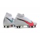 Nike Mercurial Superfly 7 Elite SG-Pro AC Blanc Rouge Bleu