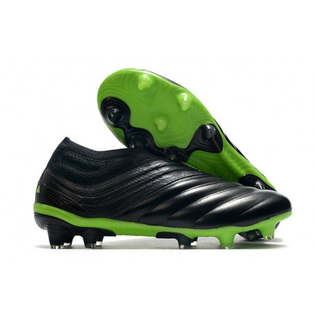 adidas Chaussure de Foot Copa 20+ FG - Noir Vert signal