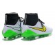 Nouvelle Crampons Nike Magista Obra FG Hommes Blanc Vert Noir Jaune