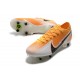 Nike Mercurial Vapor 13 Elite SG AC Orange Laser Noir Blanc