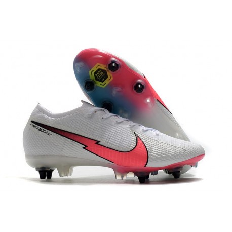 Nike Mercurial Vapor 13 Elite SG AC Blanc Rouge Bleu