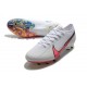 Nike Mercurial Vapor XIII Elite AG-Pro Blanc Rouge Bleu