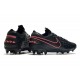 Chaussure de foot Nike Tiempo Legend VIII Elite FG Noir Rose