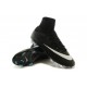Nouveau Chaussures de Football Nike Mercurial Superfly 4 FG CR Noir Blanc Turquoise
