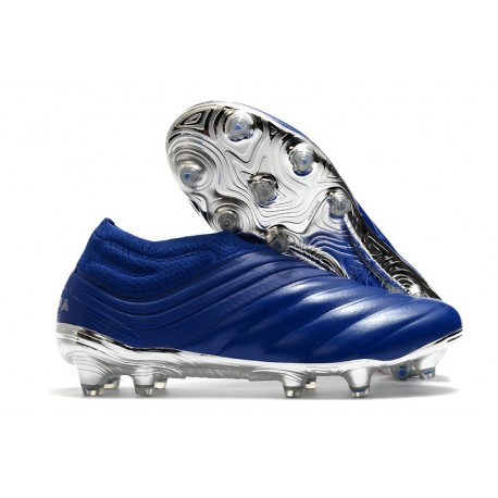 adidas Chaussure de Foot Copa 20+ FG - Bleu Royal Argent