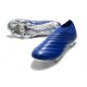 adidas Chaussure de Foot Copa 20+ FG - Bleu Royal Argent