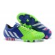 2014/2015 Chaussure de Football Hommes Adidas Predator Instinct FG Bleu Blanc Vert