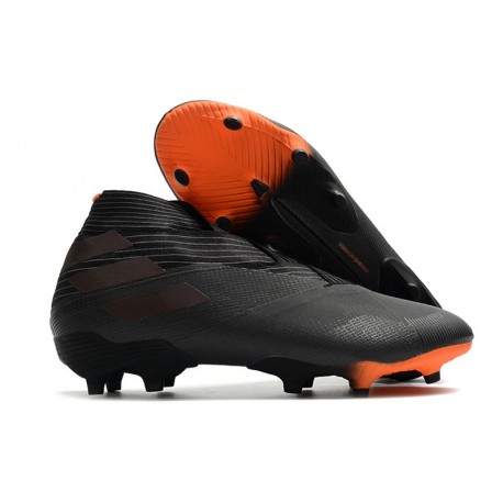 adidas Nemeziz 19+ FG Crampons Football Noir Signal Orange