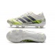 Crampons Nouvel adidas Copa 20.1 FG Blanc Noir Vert