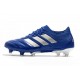 Crampons Nouvel adidas Copa 20.1 FG Bleu Royal Argent