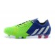 2014/2015 Chaussure de Football Hommes Adidas Predator Instinct FG Bleu Blanc Vert
