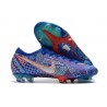 Crampon Nike Mercurial Vapor XIII Elite FG Sancho Bleu Blanc Vert Noir