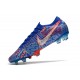 Crampon Nike Mercurial Vapor XIII Elite FG Sancho Bleu Blanc Vert Noir