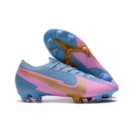 Nike Chaussure Mercurial Vapor 13 Elite FG - Bleu Rose Or