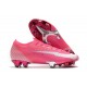 Crampon Nike Mercurial Vapor XIII Elite FG x Mbappe Rose Blanc Noir