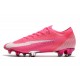 Crampon Nike Mercurial Vapor XIII Elite FG x Mbappe Rose Blanc Noir