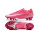 Crampon Nike Mercurial Vapor XIII Elite FG x Mbappe Rose Blanc Noir