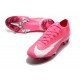 Crampon Nike Mercurial Vapor XIII Elite FG x Mbappe Rose Blanc Noir