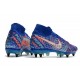 Nike Mercurial Superfly 7 Elite SG-Pro AC Sancho Bleu Blanc Vert Noir