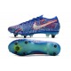 Nike Mercurial Vapor 13 Elite SG AC Sancho Bleu Blanc Vert Noir